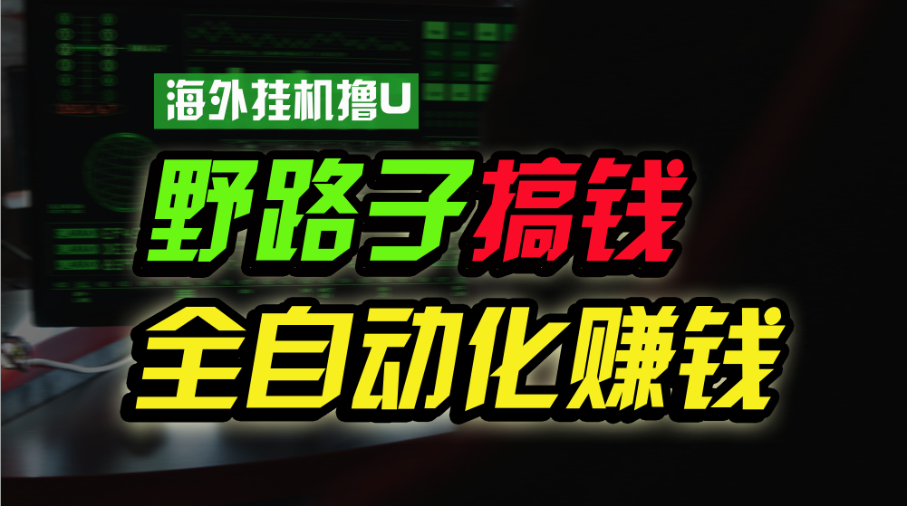 （1036期）海外挂机撸U新平台，日赚8-15美元，全程无人值守，可批量放大，工作室内…