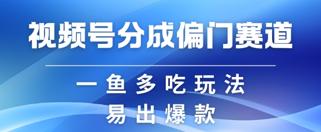 视频号创作者分成计划偏门类目，容易爆流，实拍内容简单易做-牛角知识库